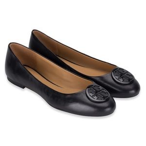 NIB Tory Burch Benton Ballet Flats Black Sz 9